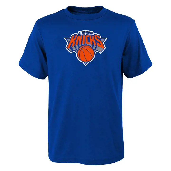 T-shirt Enfant NBA New York Knicks Logo Principal Bleu