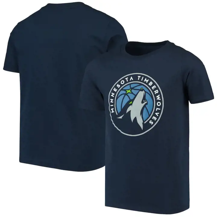 T-shirt NBA Minnesota Timberwolves Enfant Logo Primaire Bleu Marine