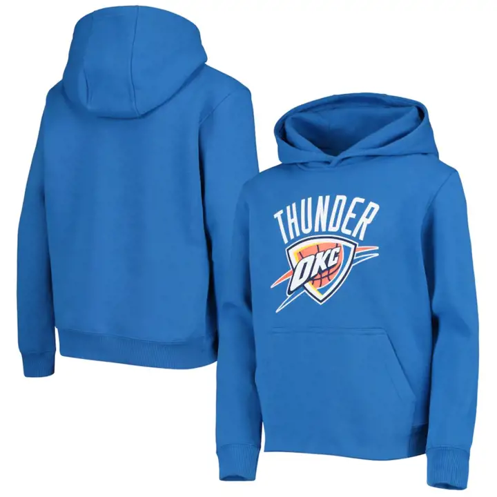 Sweat-shirt bleu avec logo principal NBA Oklahoma City Thunder pour jeune
