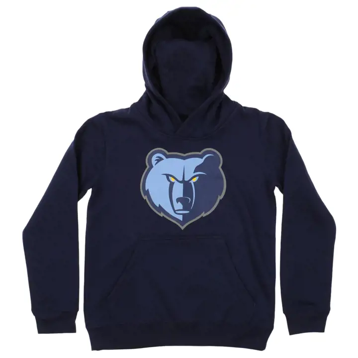 Sweat-shirt Bleu Marine Memphis Grizzlies NBA Logo Primaire Jeune