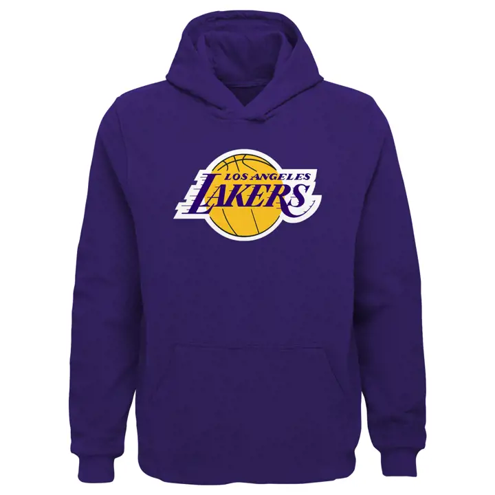 Sweat-shirt pour enfant Los Angeles Lakers avec logo principal, coloris violet