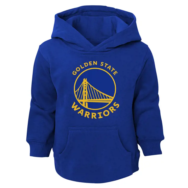 Golden State Warriors - Pull à Capuche Bleu Logo Principal pour Tout-Petit