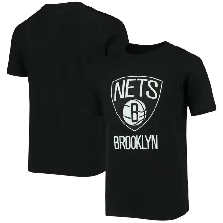 Brooklyn Nets T-shirt enfant à logo principal noir