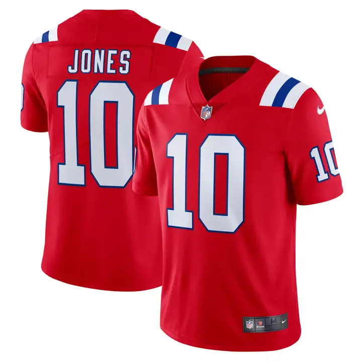 Maillot NFL Patriots Vapor Untouchable Limited Mac Jones rouge