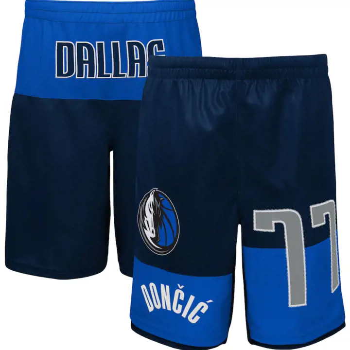 Short Dallas Mavericks NBA Pandemonium N&N Luka Doncic bleu