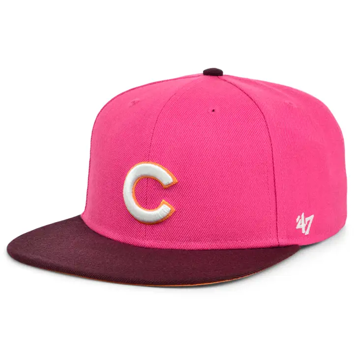 Casquette ajustable MLB Chicago Cubs Magenta Mango Captain mag/mar/org