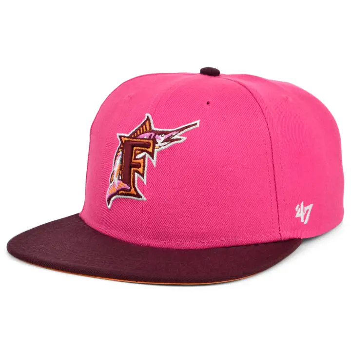 Miami Marlins MLB Magenta Mango Casquette mag/mar/org