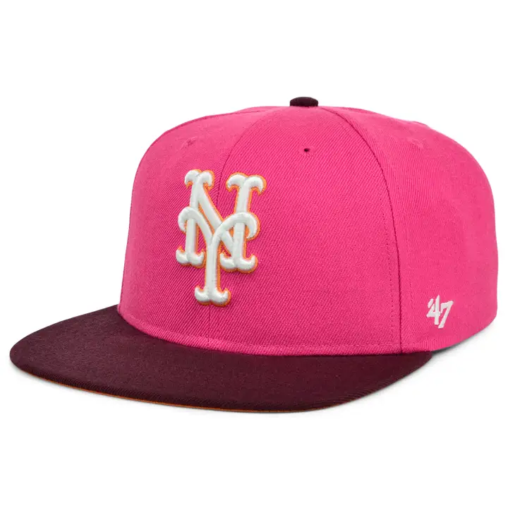 New York Mets MLB Magenta Mango Casquette mag/mar/org