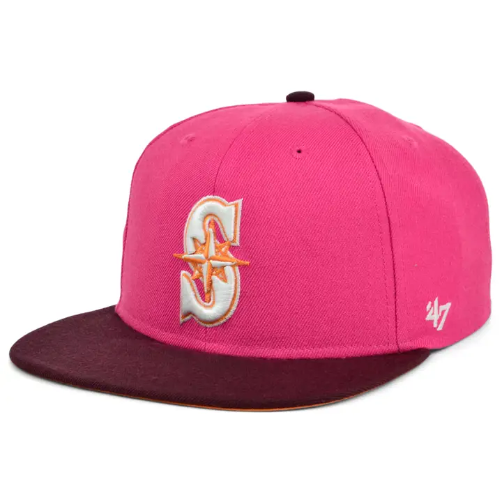 Seattle Mariners MLB Magenta Mango Captain mag/mar/org