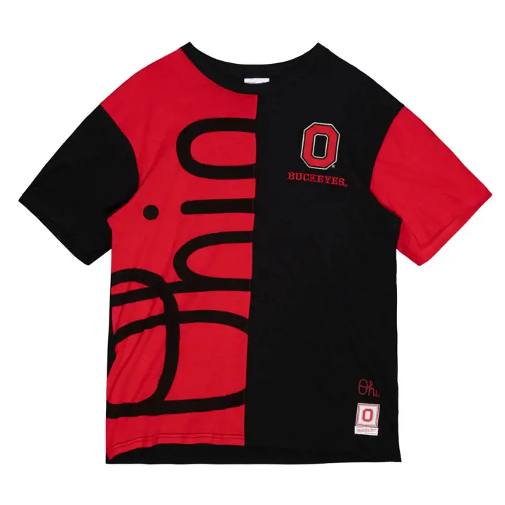 T-shirt color-block R Ohio State Buckeyes NCAA pour homme