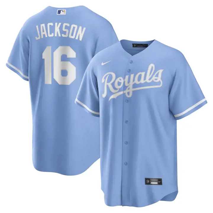 Maillot réplique de joueur KC ROYALS MLB Nike Coop Bo Jackson LBL