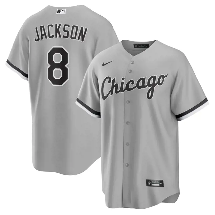WHITE SOX MLB Nike Coop Player Replica Jersey Bo Jackson GRY