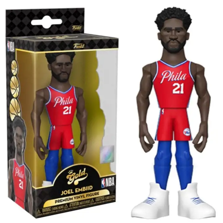"SIXERS Gold 5" NBA Joel Embiid PAS"