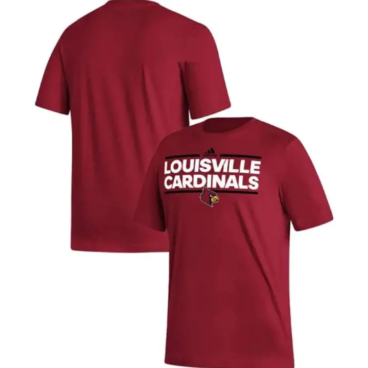 T-shirt Créateur Dassler Louisville Cardinals NCAA ROUGE