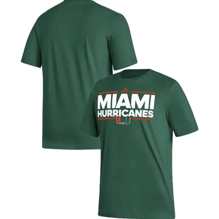 T-shirt Miami Hurricanes NCAA Dassler Creator GRN