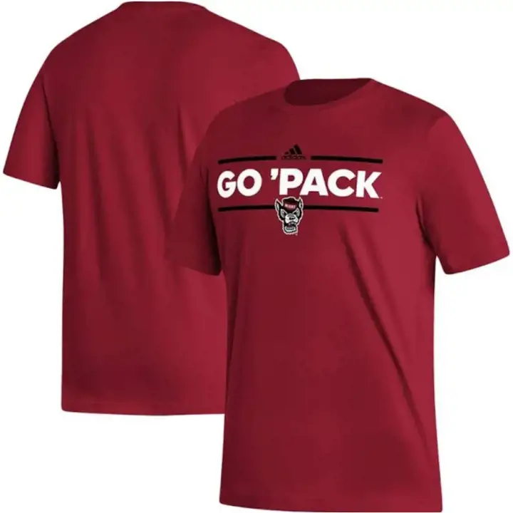 T-shirt Fresh Dassler N.C. State Wolfpack NCAA ROUGE