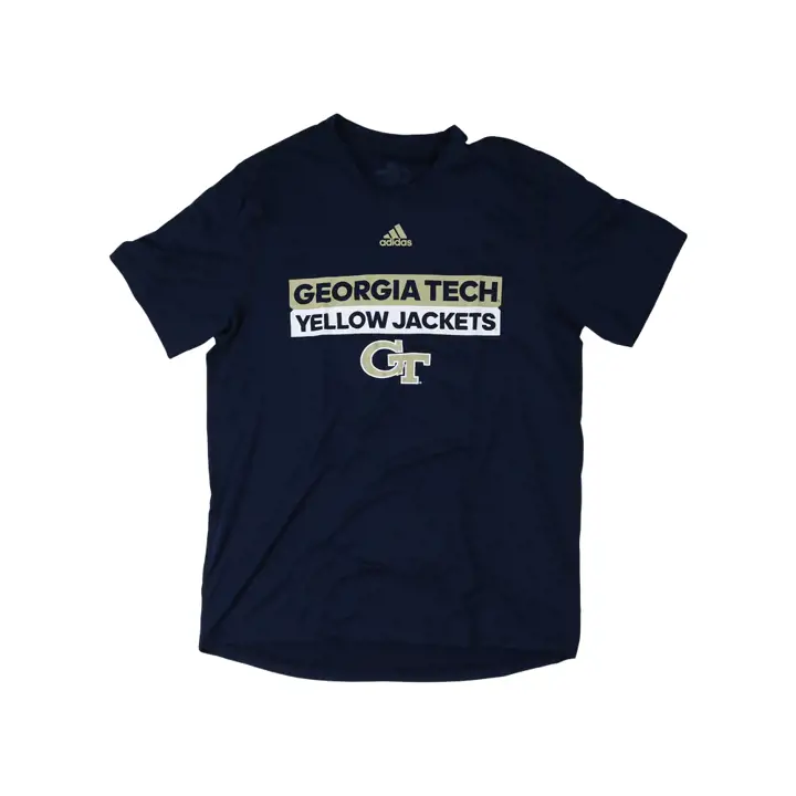 T-shirt NAV Adi Box Creator NCAA Yellow Jackets de Georgia Tech