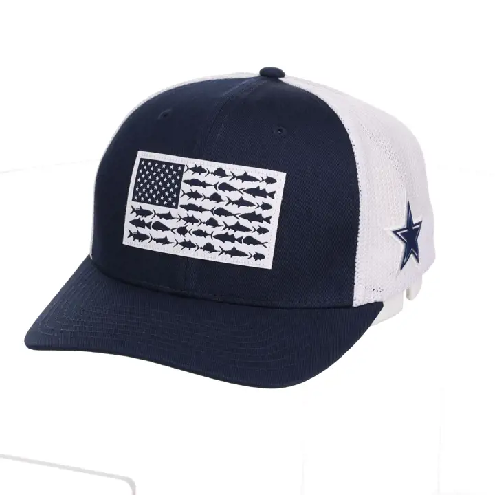 Dallas Cowboys NFL PFG Fish Flag Flex Marine/Blanc