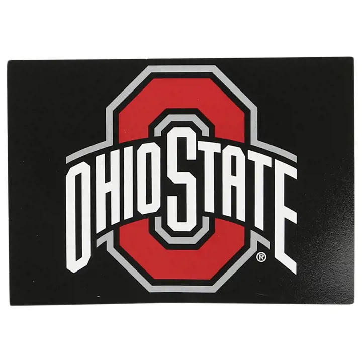Carte postale Ohio State Buckeyes - Noir - Logo ast