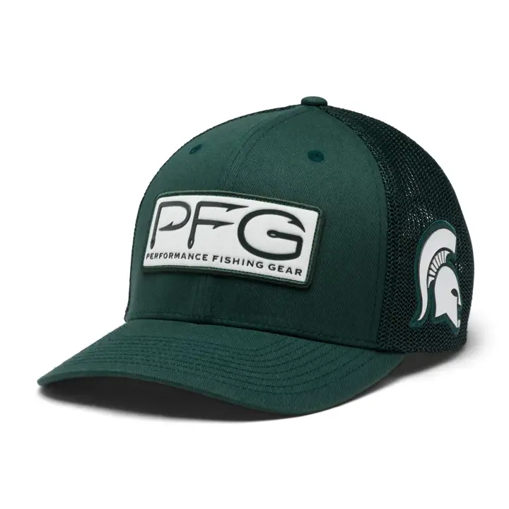 Mich St NCAA PFG Hook Flex vert foncé