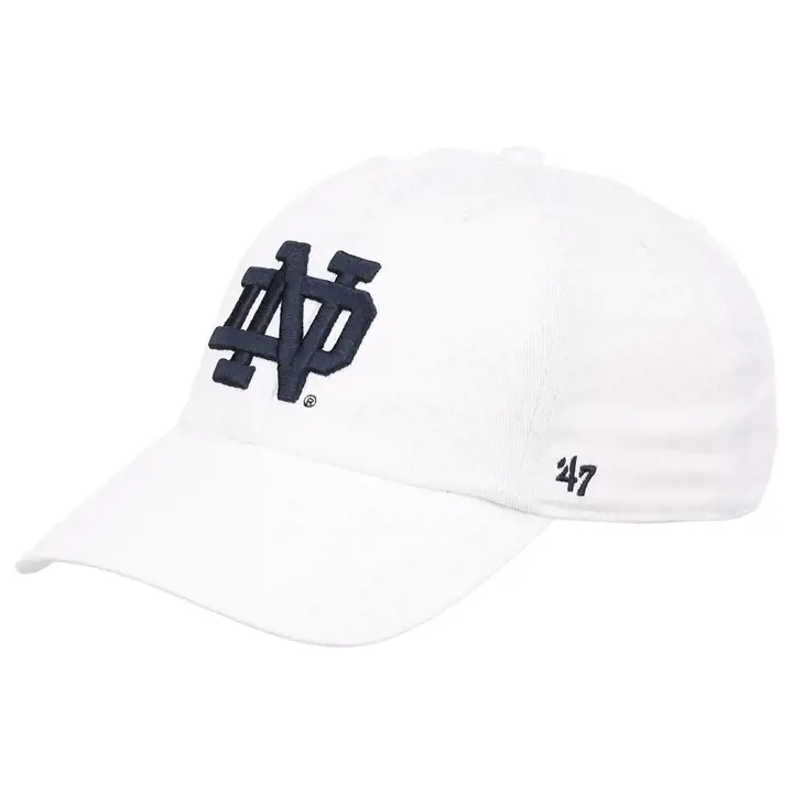 Notre Dame Fighting Irish 47 Clean Up blanc -1