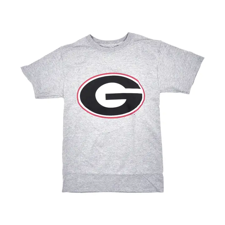 T-shirt Georgia 2F NCAA Grand logo gris clair