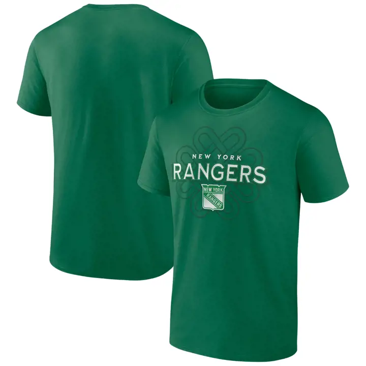 T-shirt « Wordmark » des Rangers de New York LNH St. Patrick 22 kgrn
