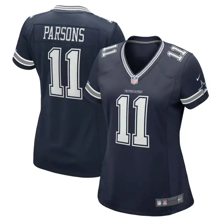 COWBOYS COWBOYS Maillot de match NFL pour femme Parsons marine Micah Pars