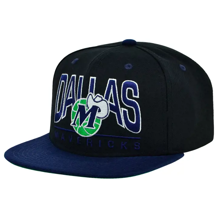 Casquette snapback Dallas Mavericks NBA City Arch noir/bleu/vert HWC