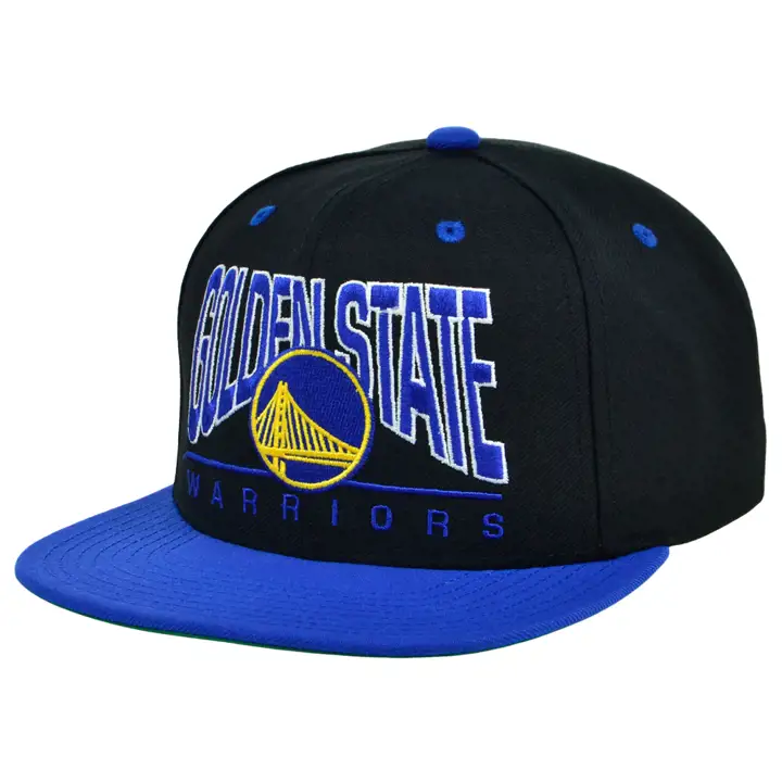 Casquette Golden State Warriors NBA City Arch Snapback noir/bleu/vert