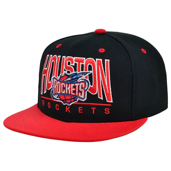 Casquette snapback "NBA City Arch" des Houston Rockets, coloris noir/rouge/vert HWC