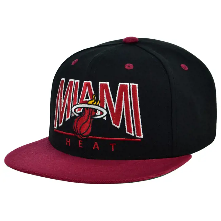 Casquette Snapback Miami Heat NBA City Arch noir/rouge/vert