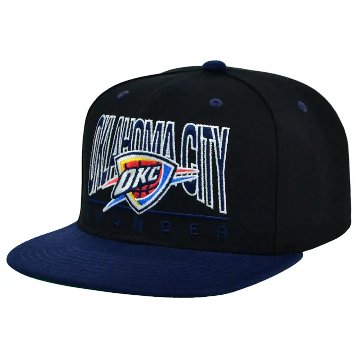 Casquette snapback NBA City Arch Oklahoma City Thunder noir/bleu marine/vert