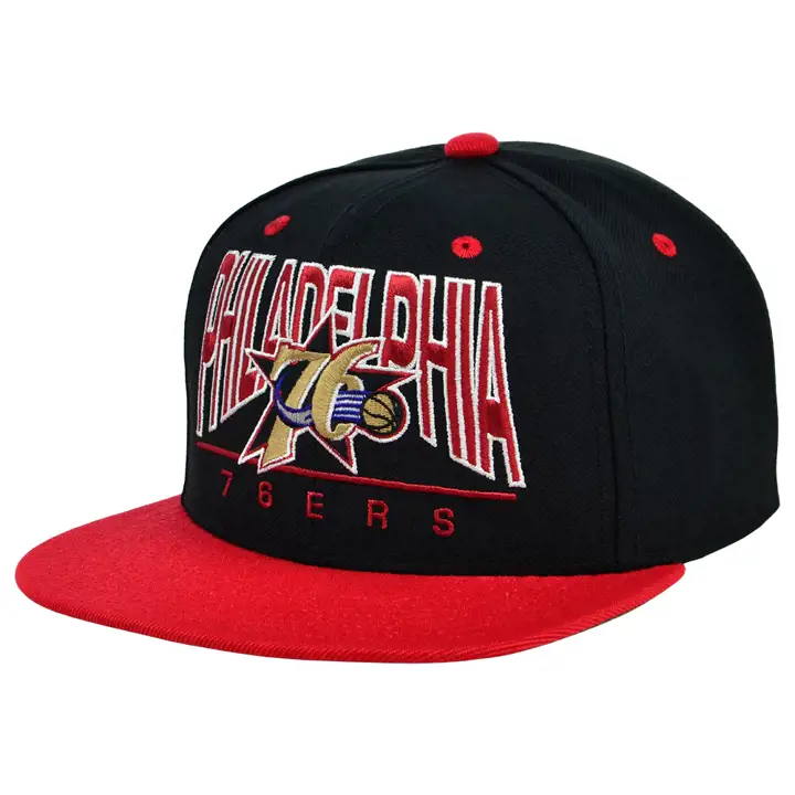 Philadelphia 76Ers NBA City Arch Snapback noir/rouge/vert HWC