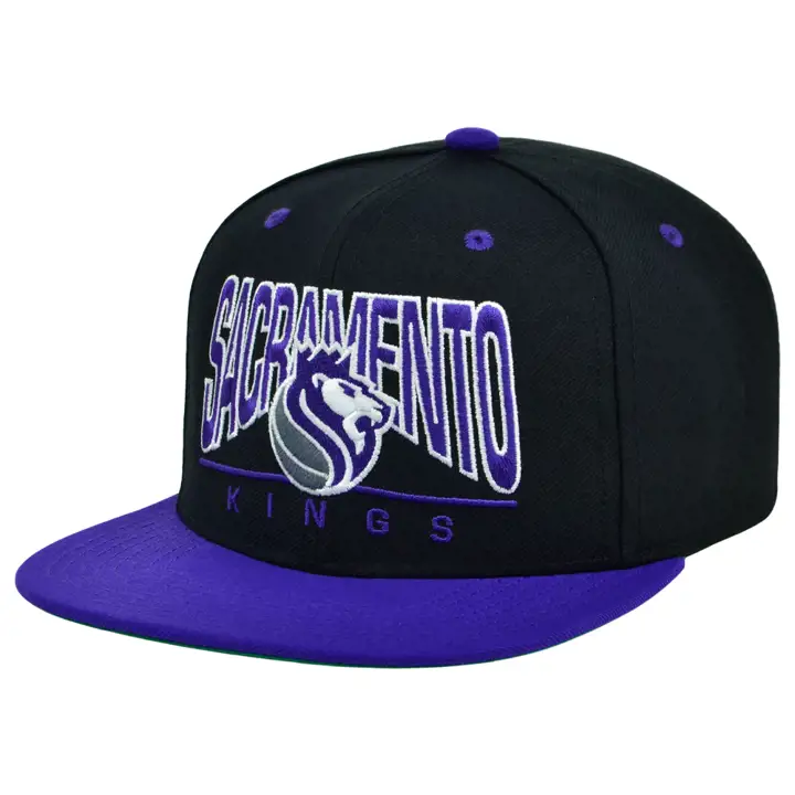 Casquette Sacramento Kings NBA City Arch Snapback noir/mauve/vert