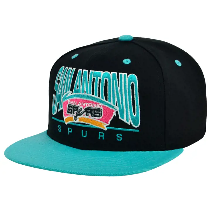 San Antonio Spurs NBA City Arch Snapback noir/bleu sarcelle/vert HWC