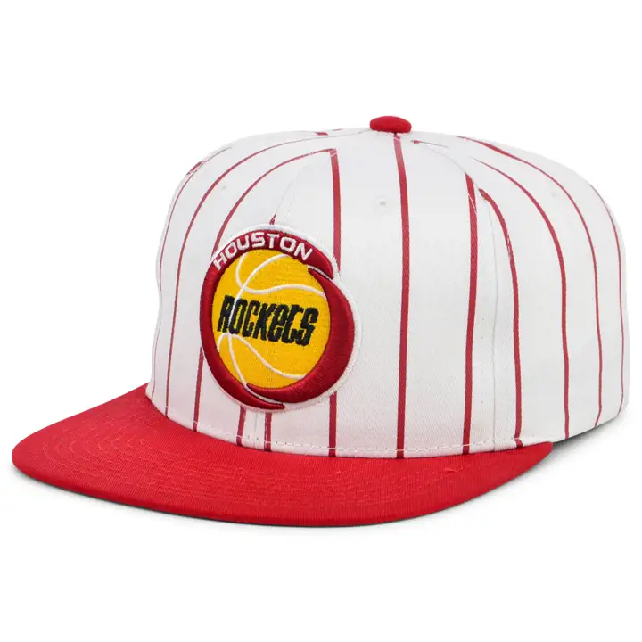 Houston Rockets NBA King Pinstripe Snapback bla/rou/ver HWC