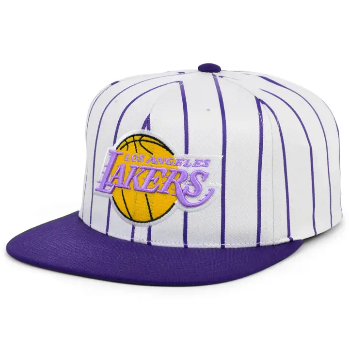 Los Angeles Lakers NBA King Pinstripe Snapback b/b/v H