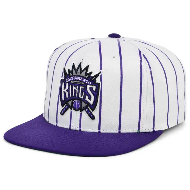 Sacramento Kings NBA King Pinstripe Snapback b/b/v HWC