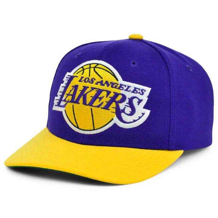 Los Angeles Lakers NBA XL Pro Crown pur/jaune/vert