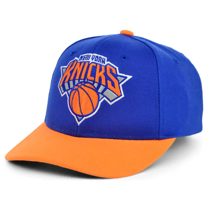 New York Knicks NBA XL Pro Crown bleu/orange/vert