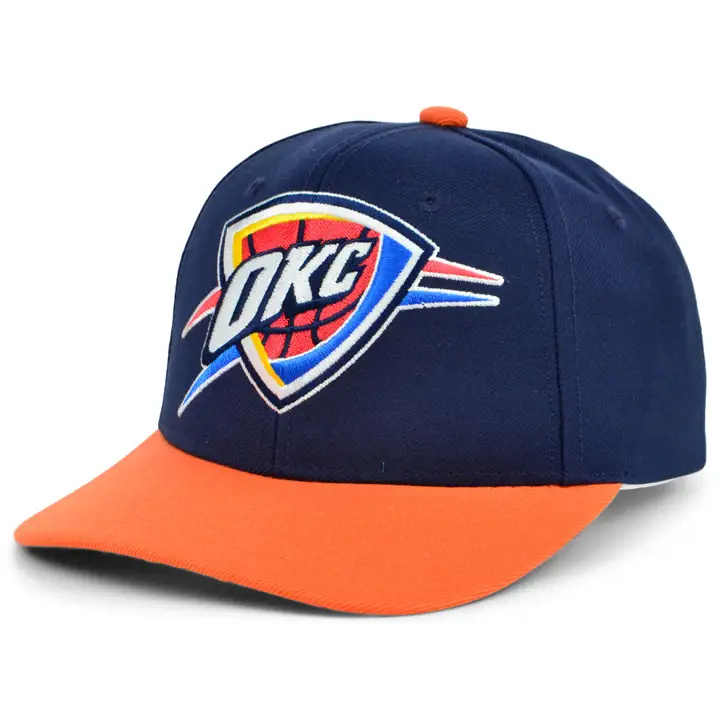 Oklahoma City Thunder NBA XL Pro Crown bleu marine/orange/vert