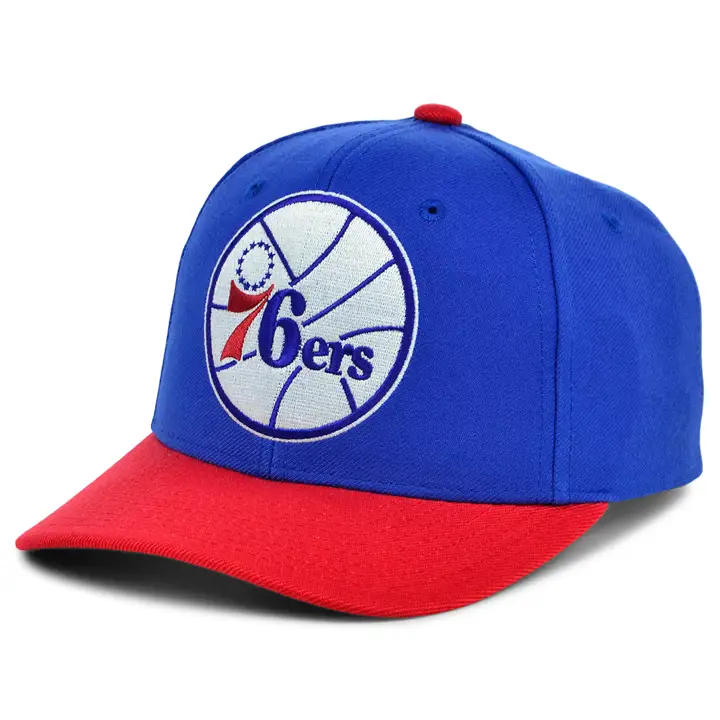 Philadelphia 76Ers NBA XL Pro Crown bleu/rouge/vert HWC