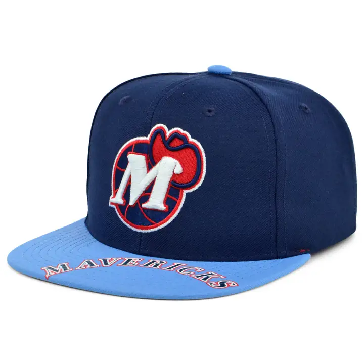 Casquette Snapback Dallas Mavericks NBA Reload 3.0 marine/bleu ciel/rouge HWC