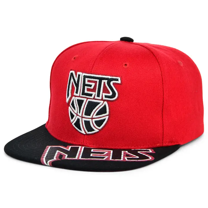 Casquette Snapback New Jersey Nets NBA Reload 3.0 rouge/noir/rouge HWC