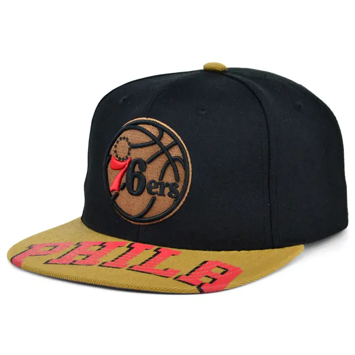Philadelphia 76Ers NBA Casquette Snapback Reload 3.0 noir/or/rouge