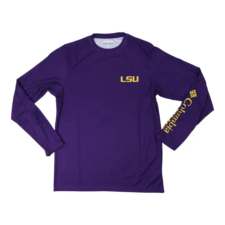 T-shirt L.S.U. NCAA PHG Terminal Shot manches longues - Violet