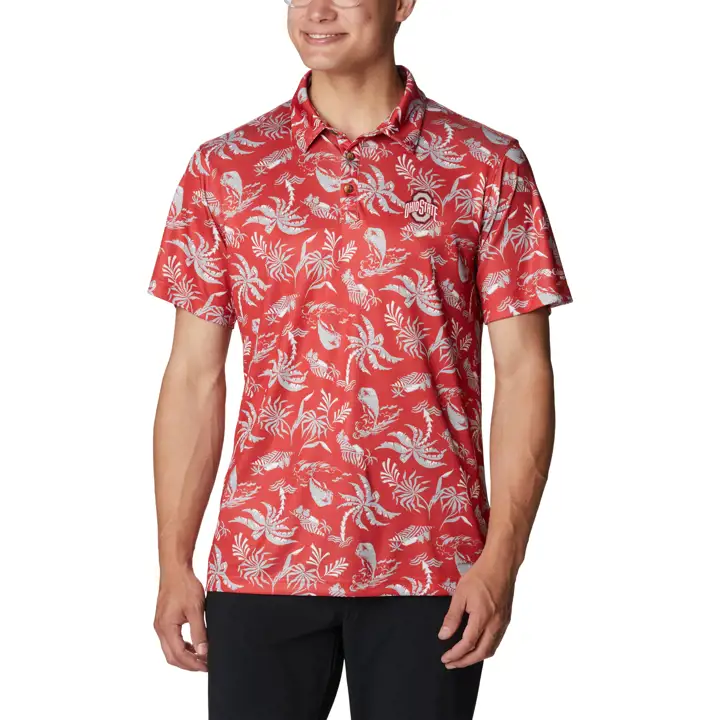 Ohio State Buckeyes NCAA Polo Super Terminal Tackle ROUGE