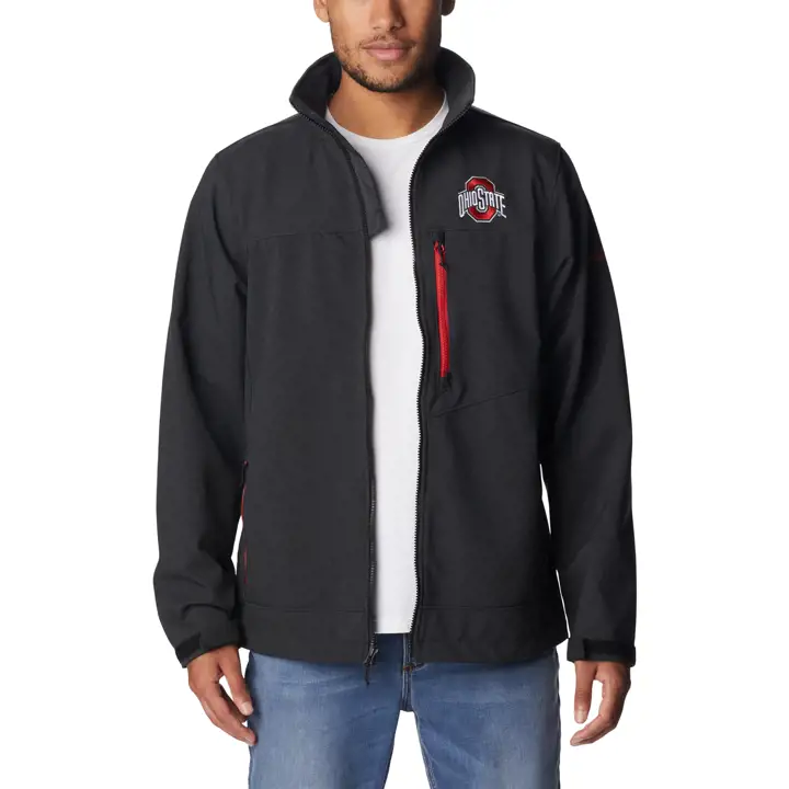 Veste Softshell NCAA Ascender Ohio State Buckeyes BLK