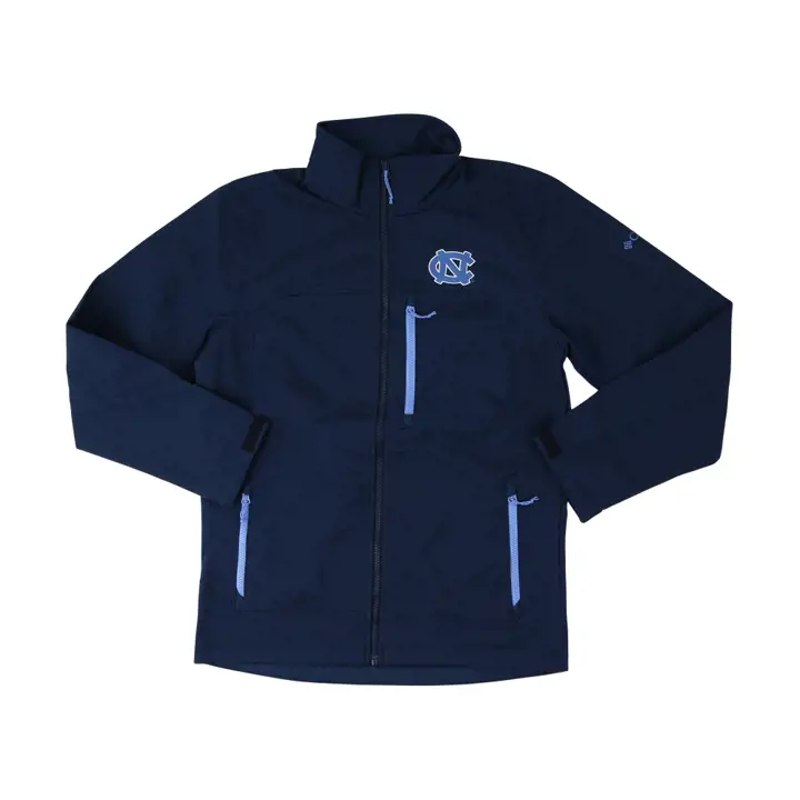Veste Softshell NCAA Ascender Tar Heels de la Caroline du Nord MARINE